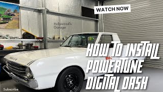 Powertune Digital Dash Install on Valiant [upl. by Rutherford700]