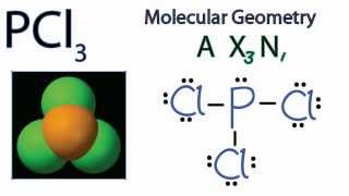 PCl3 Molecular Geometry  Shape and Bond Angles [upl. by Dajma341]