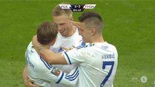 Highlights FCK 53 FC Midtjylland [upl. by Ahsirhcal]