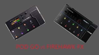 POD GO VS FIREHAWK FX Sound Compare Review No talk รีวิว [upl. by Iphigeniah]