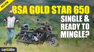 BSA GOLD STAR 650 REVIEW [upl. by Korie553]