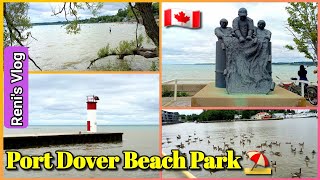 🌊 Exploring the Beauty of Port Dover Beach 🏖️for Relaxation [upl. by Alyahsat]