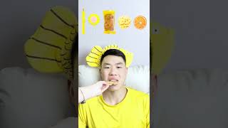 🧀🧇🥟🎧ASMR Yellowthemed Mukbang  Perfect for Sleepimmersive asmr asmrsounds funny [upl. by Marsh]