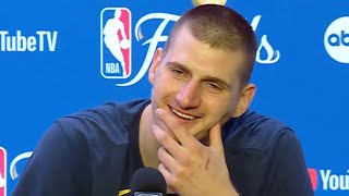 Nikola Jokić Talks Winning NBA Championship  2023 NBA Finals [upl. by Nomyar]