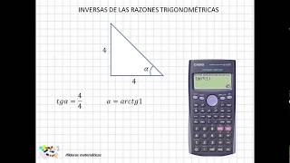 10 Funciones inversas de las razones trigonométricas [upl. by Niuqauj]