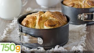 Recette de Brioche feuilletée au beurre  750g [upl. by Anaibib256]