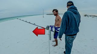 Shark Fishing Navarre Beach  Don’t Get Your Hands To Close To It’s Mouth [upl. by Hanni]