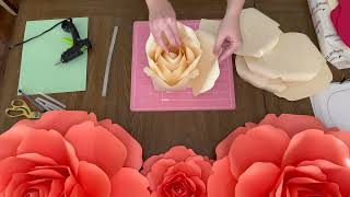 NEW Medium Large Anns Rose Tutorial [upl. by Musihc]