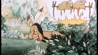 Molly Moo Cow and the Indians 1935 RAINBOW PARADE COLOR CARTOON [upl. by Ycrep]