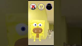 POV 🔴 Beware SpongeBob is Lurking Behind the Wall 😱 meme gmod cat [upl. by Guarino]