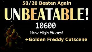 5020 Mode Beaten Again Golden Freddy Cutscene  Ultimate Custom Night FNAF [upl. by Foy799]