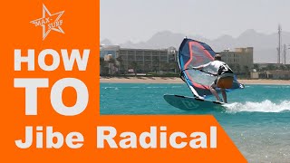 Windsurfing Tutorial How to Jibe  Carve Jibe  Laydown Jibe  Race Gybe technique [upl. by Nicolau]