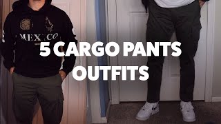 How To Style Cargo Pants  5 Cargo Pants Outfit Ideas [upl. by Richart573]