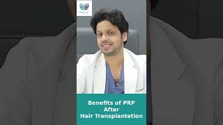 Benefits PRP Platelet Rich Plasma After Hair Transplant  Medlinks shorts shortsfeed [upl. by Tirrag537]