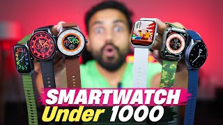 Top 5 Best Smartwatches Under ₹1000  Best Smartwatches Under 1000 [upl. by Cahn]