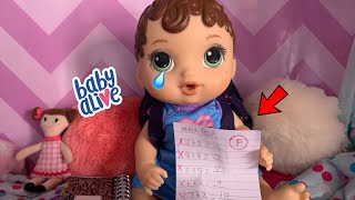 Baby alive Zoe doesn’t study  ￼ [upl. by Adniled]