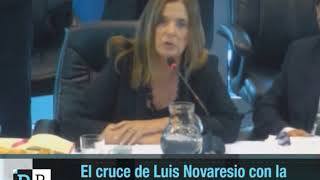 El cruce de Novaresio con la diputada Polledo [upl. by Nealon366]