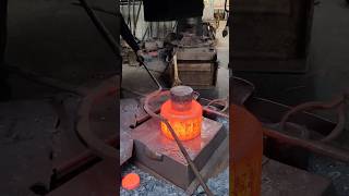 Forging Giant RedHot Steel – Compaction amp Air Removal for Perfect Shaping [upl. by Yejus259]