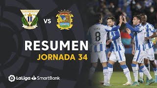 Resumen de CD Leganés vs CF Fuenlabrada 32 [upl. by Burl274]