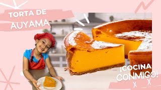 Torta de Auyama 🎃🍰 POSTRES FÁCILES 🌟RECETAS PARA NIÑOS 🌟 [upl. by Warfore]