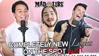 Post Malone  quotBetter Nowquot MadLibs Cover LIVE ONETAKE [upl. by Enal]