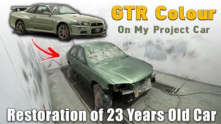 Nissan GTR Colour on my 23 Years Old Honda City Type 2  Project0555 [upl. by Naibaf]