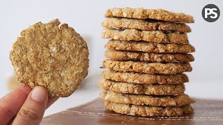 GALLETAS DE AVENA SALUDABLES Y SÚPER CRUJIENTES  VEG [upl. by Odella]