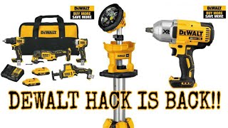 ☢️☢️ UNTHINKABLE DEWALT HACK IS BACK ☢️☢️ [upl. by Eeroc34]