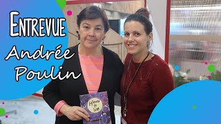 Entrevue avec Andrée Poulin  Salon Livre Montréal 2019 [upl. by Prestige348]