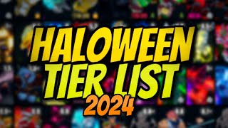 YBA NEW OFFICIAL YBA HALOWEEN SKIN TRADING TIER LIST OCTOBER 2024 [upl. by Pillsbury552]