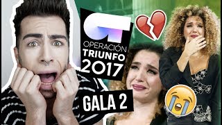 OT 2017 GALA 2 Primera expulsión REACCIÓN  MALBERT [upl. by Enamrahs]