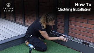 Composite Cladding Installation  Stepbystep Tutorial by EnviroBuild [upl. by Pestana]