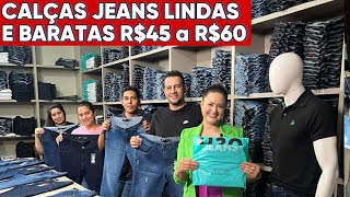 😍LINDAS CALÇAS JEANS MASCULINAS FEMININAS ATÉ O PLUSSIZE Completo e Barato [upl. by Reeta]