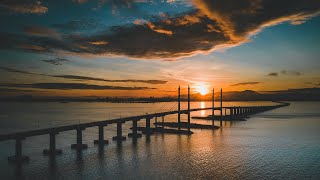 Penang Bridge Drone Footage in 4K [upl. by Karr597]