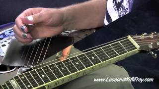 Alternating Bass HD  Open D Tuning  Dobro Lesson [upl. by Rube]