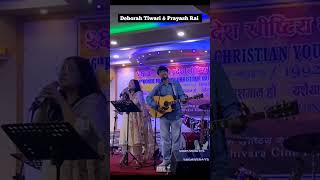 Swarga Bata Herchau Tmi  Deborah Tiwari amp Prayash Rai Live [upl. by Atnauqahs]