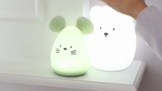 Nattou Baby and Childrens Silicone Night Lights [upl. by Llebyram]