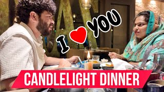 A Romantic Candlelight Dinner with Suhana 💋🧚🏻‍♀️💘  Special Moments Together 🫂❤️  Basheer Bashi [upl. by Annorah]