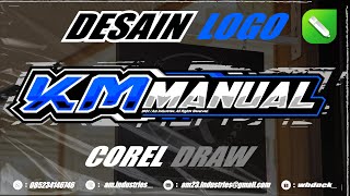 PROSES DESAIN LOGO PART 61  COREL DRAW [upl. by Zantos]