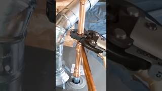 Replacing a gas fired water heater and thermal expansion tank 💦 plumbing plumber asmr diy [upl. by Ynaffital]