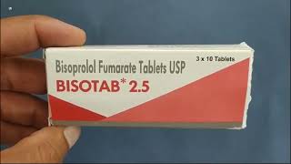 BISOTAB 25 Tablet  Bisoprolol Fumarate Tablets  BISOTAB 25mg Tablet Uses Side effects Benefits [upl. by Oileve]