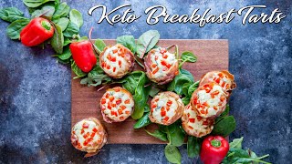 Keto Breakfast Meal Prep Recipe  Keto Breakfast Tarts [upl. by Guinn655]