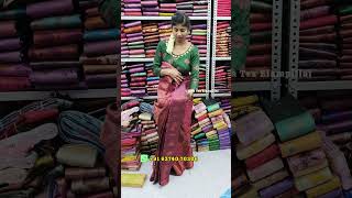 1minutes sarees cash on delivery available 1minutesarees readymadesaree weddingwear silksarees [upl. by Dellora]