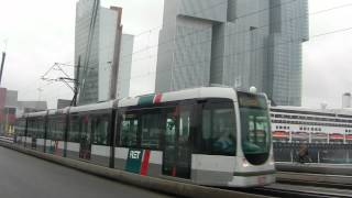 RET trams and Cruise Ships Rotterdam [upl. by Garlanda]