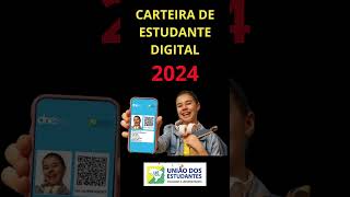 Como Solicitar a Carteira de Estudante Digital 2024  Meia Entrada [upl. by Magnus]