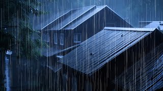 Fall Into Sleep In Under 3 Minutes With Heavy Rainstorm amp Thunder On A Farmhouse Metal Roof At Night [upl. by Seibold]