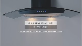 LED Light Instructions  Luxair Cooker Hoods [upl. by Wettam]