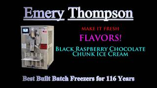 Black Raspberry Chocolate Chunk Ice Cream [upl. by Gniy]