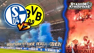 Atmosphere Schalke 04 vs Borussia Dortmund Revier Derby 110323 [upl. by Morville]