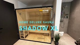 Brandneue Sauna Shadow XL von HomeDeluxe vorgestellt [upl. by Cletis594]